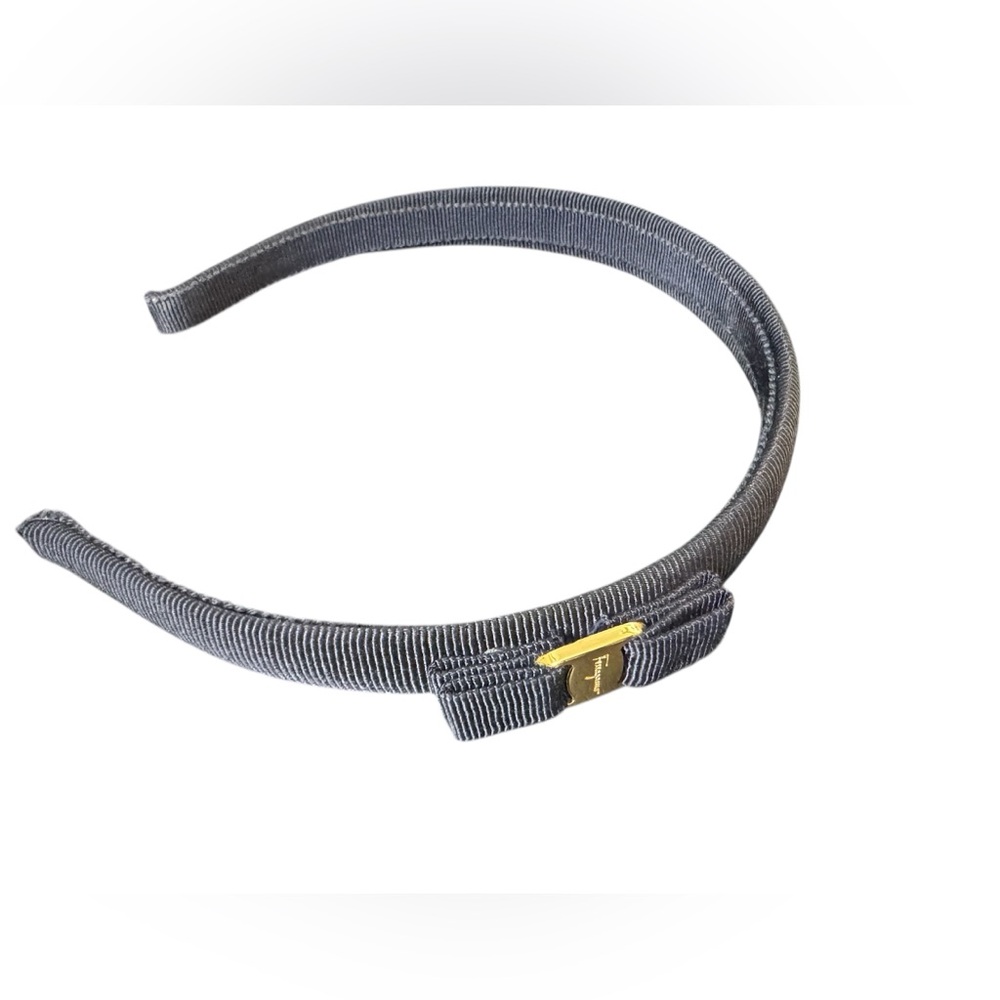 Salvatore, Ferragamo vara ribbon headband, navy